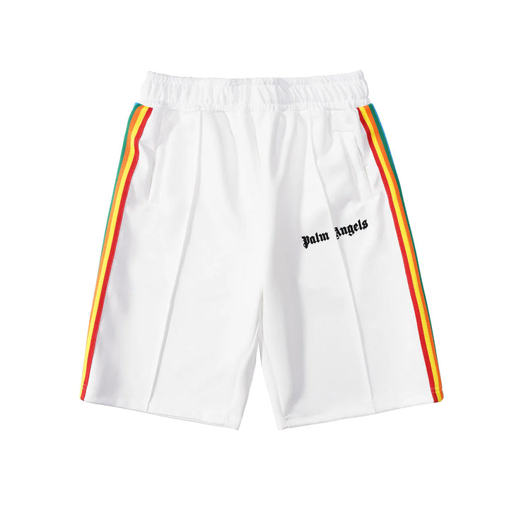Palm White Shorts