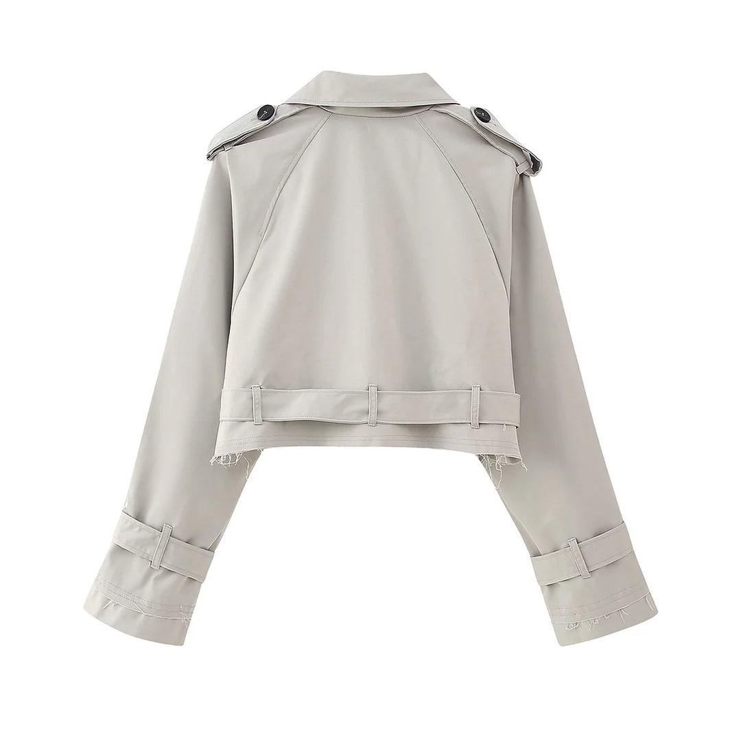 ANURA - CROPPED TRENCHCOAT