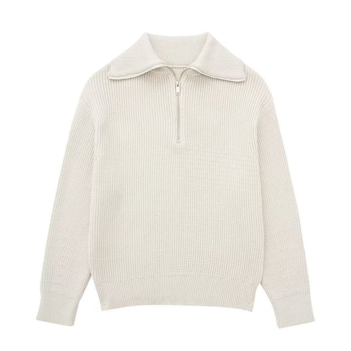 ANURA - KNITTED HALF ZIPPER