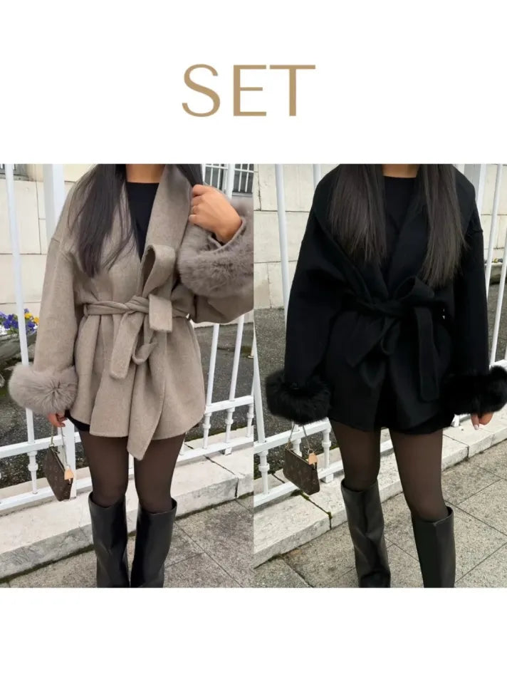 SET: BESTSELLER SCHWARZ & WARM TAUPE