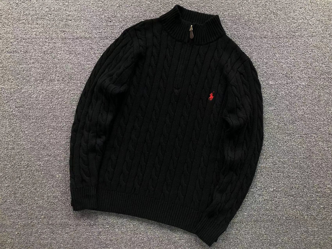 ANURA - RL KNIT POLO SWEATER