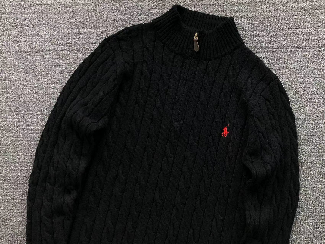 ANURA - RL KNIT POLO SWEATER