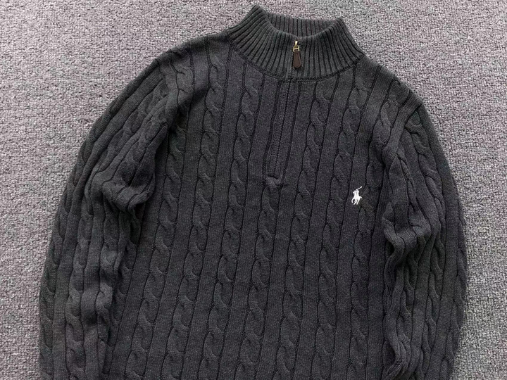 ANURA - RL KNIT POLO SWEATER