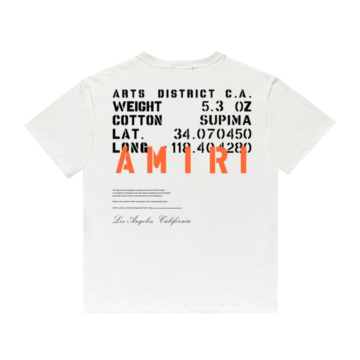 Amr Military Black Specs Stencil T-shirt